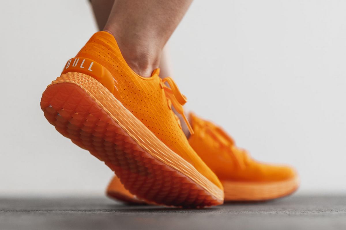 Chaussures Running Nobull Neon Ripstop Runner Femme Orange | FZ6370941