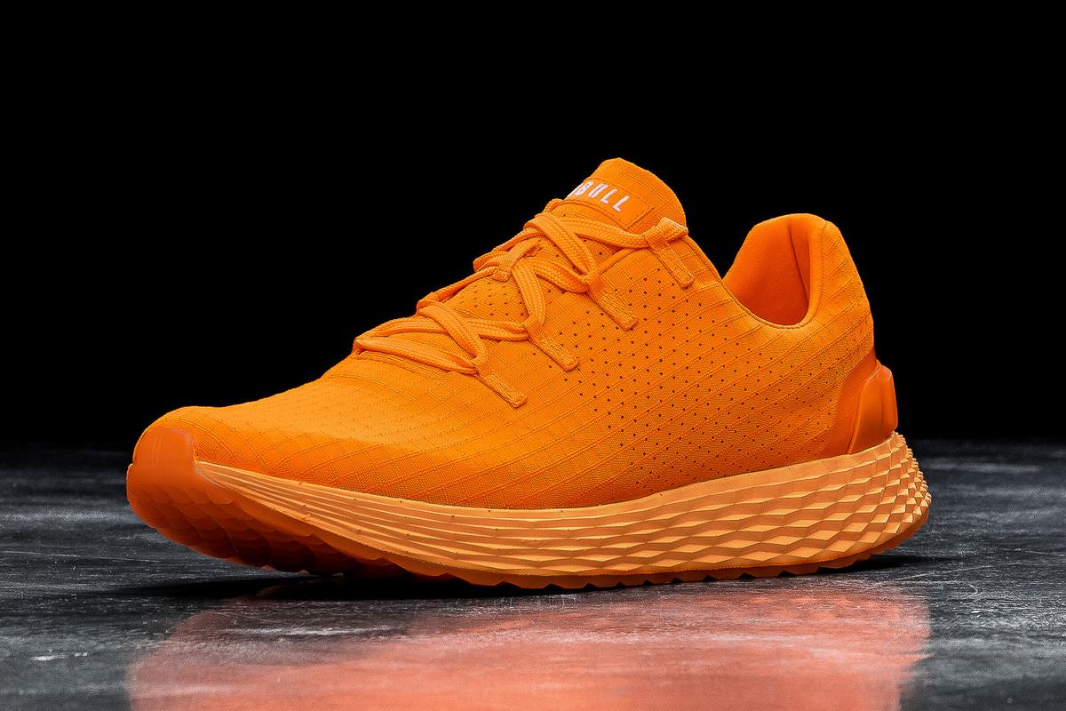Chaussures Running Nobull Neon Ripstop Runner Homme Orange | LH2461078