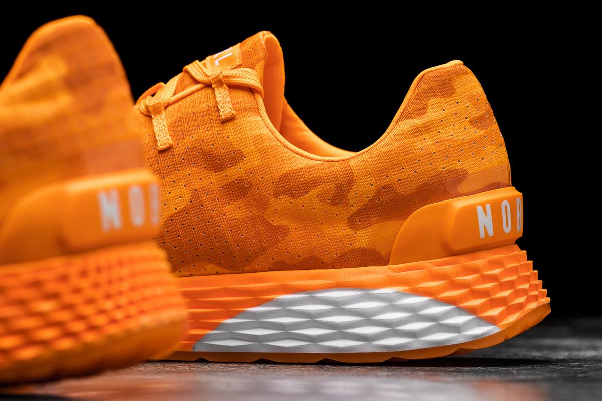 Chaussures Running Nobull Neon Ripstop Runner Homme Orange Camouflage | MP6491328