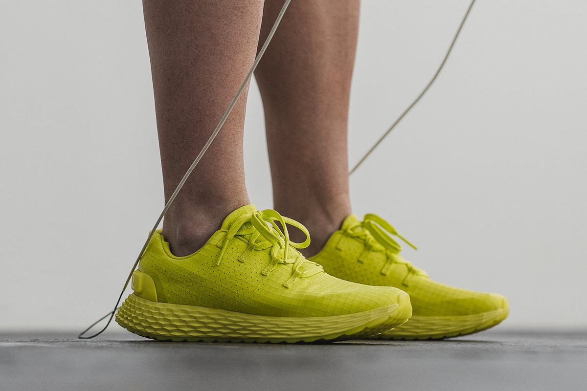 Chaussures Running Nobull Neon Ripstop Runner Femme Vert Clair | OI0163487
