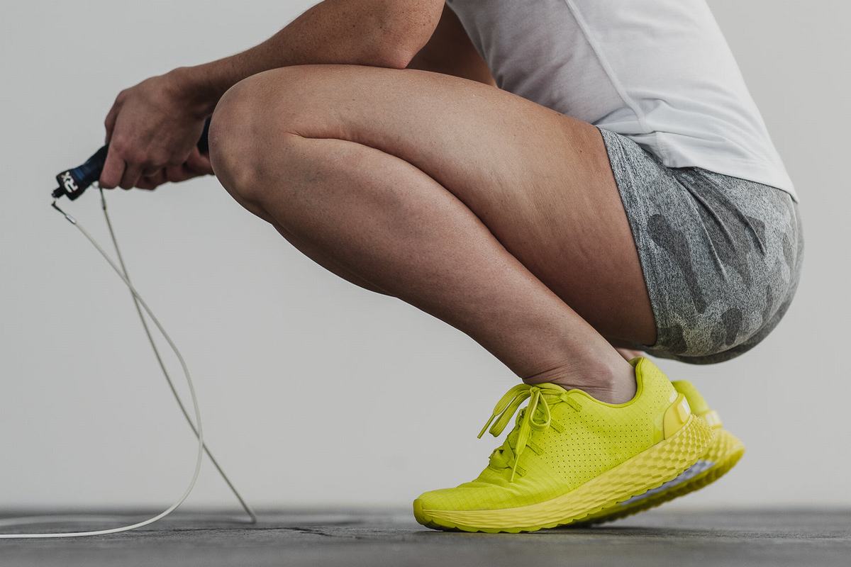 Chaussures Running Nobull Neon Ripstop Runner Femme Vert Clair | OI0163487