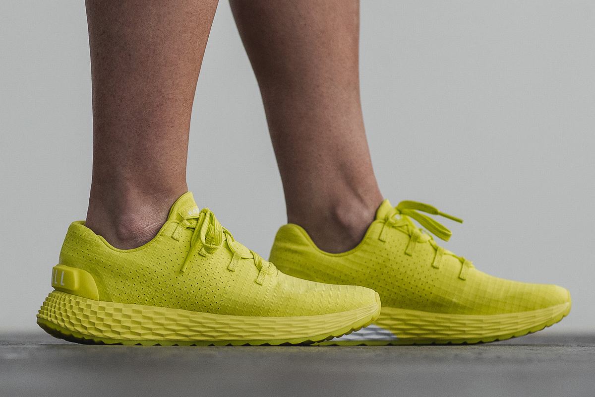 Chaussures Running Nobull Neon Ripstop Runner Femme Vert Clair | OI0163487