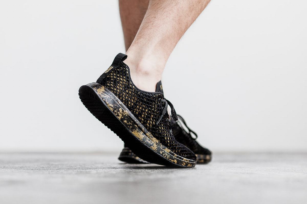 Chaussures Running Nobull Pride Mesh Runner Homme Doré Noir | AQ8376514