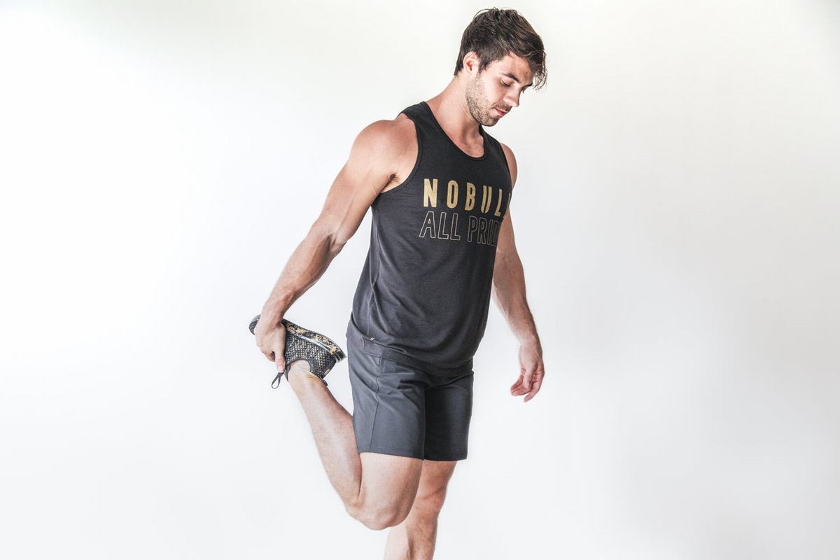 Chaussures Running Nobull Pride Mesh Runner Homme Doré Noir | AQ8376514