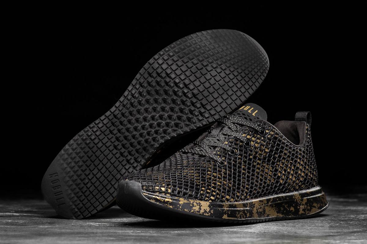 Chaussures Running Nobull Pride Mesh Runner Femme Doré Noir | RM7581936