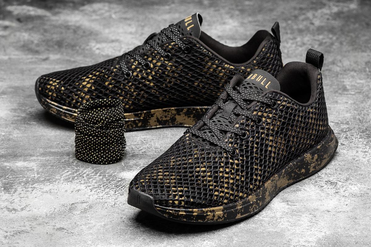 Chaussures Running Nobull Pride Mesh Runner Femme Doré Noir | RM7581936
