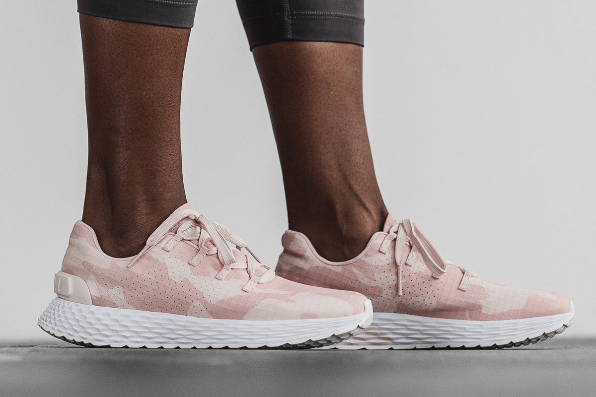 Chaussures Running Nobull Ripstop Runner Femme Rose Camouflage | CB0526193