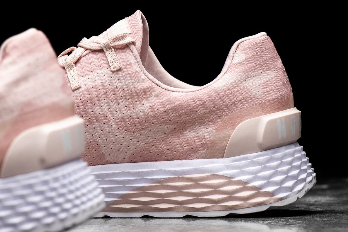 Chaussures Running Nobull Ripstop Runner Femme Rose Camouflage | CB0526193