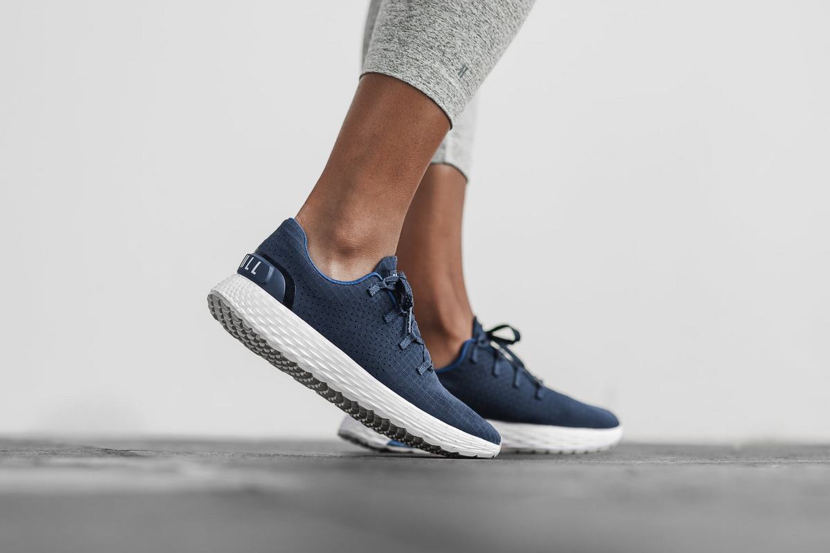 Chaussures Running Nobull Ripstop Runner Femme Bleu Marine | CG7804531