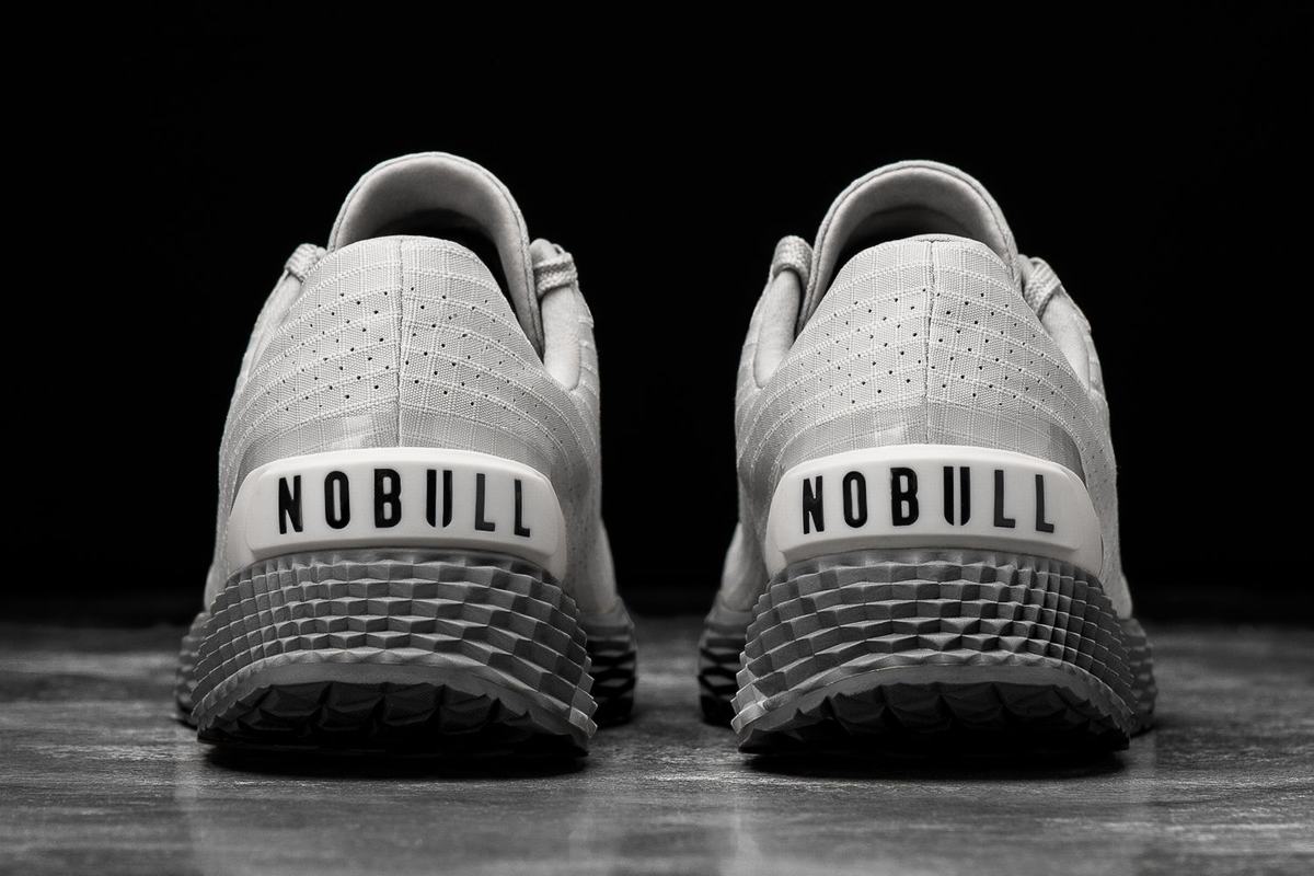 Chaussures Running Nobull Ripstop Runner Femme Blanche | CP6921073