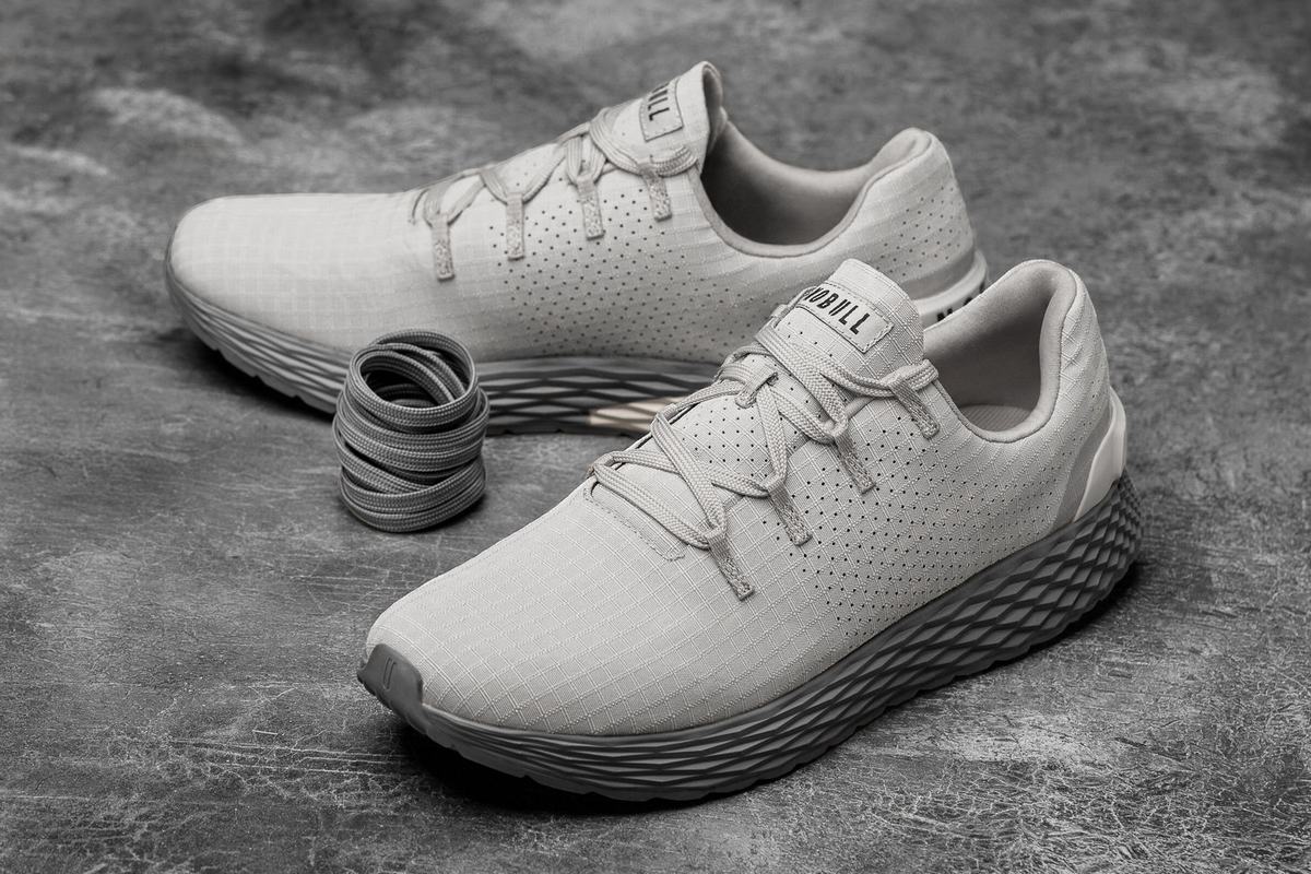 Chaussures Running Nobull Ripstop Runner Femme Blanche | CP6921073