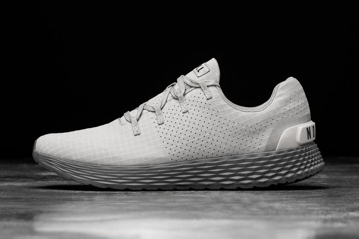 Chaussures Running Nobull Ripstop Runner Femme Blanche | CP6921073