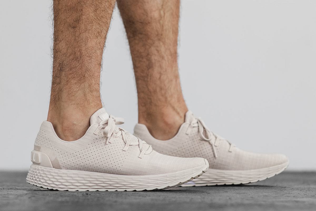 Chaussures Running Nobull Ripstop Runner Homme Blanche | CT1704283