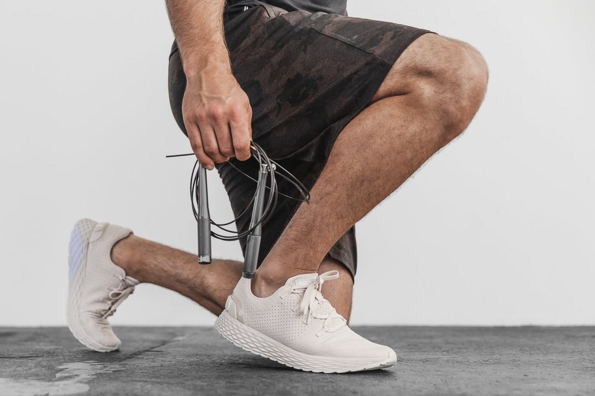 Chaussures Running Nobull Ripstop Runner Homme Blanche | CT1704283