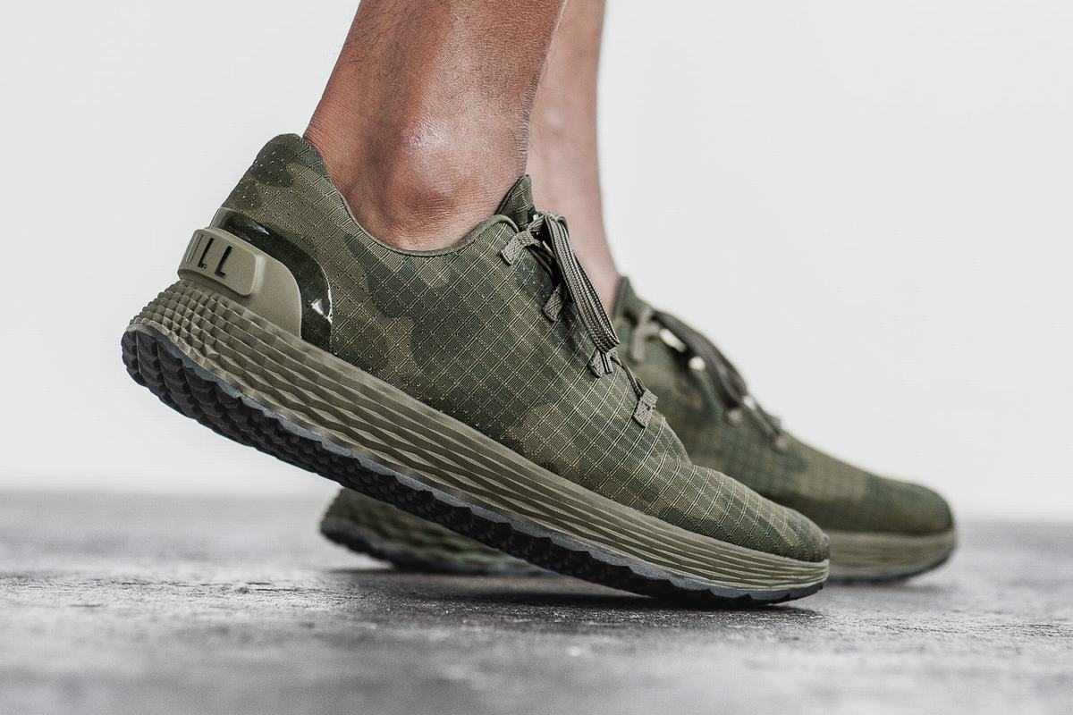 Chaussures Running Nobull Ripstop Runner Homme Camouflage Foncé | CV9463521