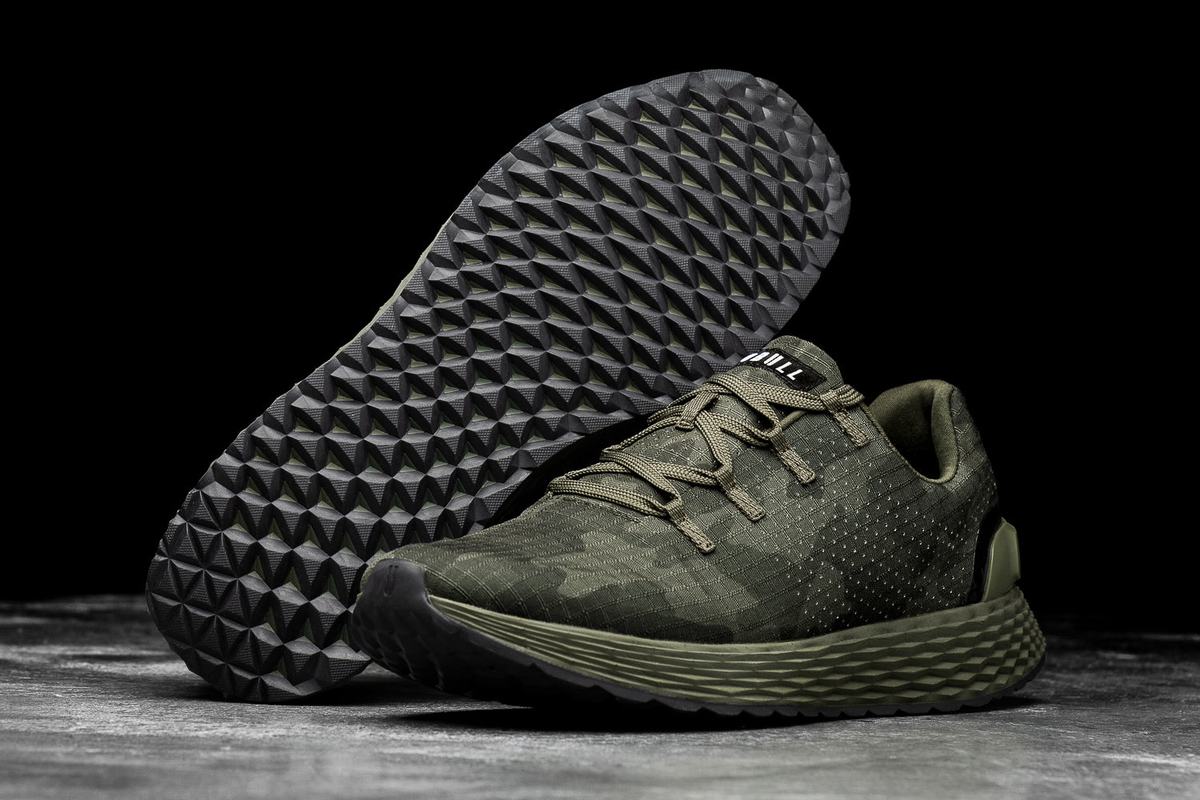 Chaussures Running Nobull Ripstop Runner Homme Camouflage Foncé | CV9463521