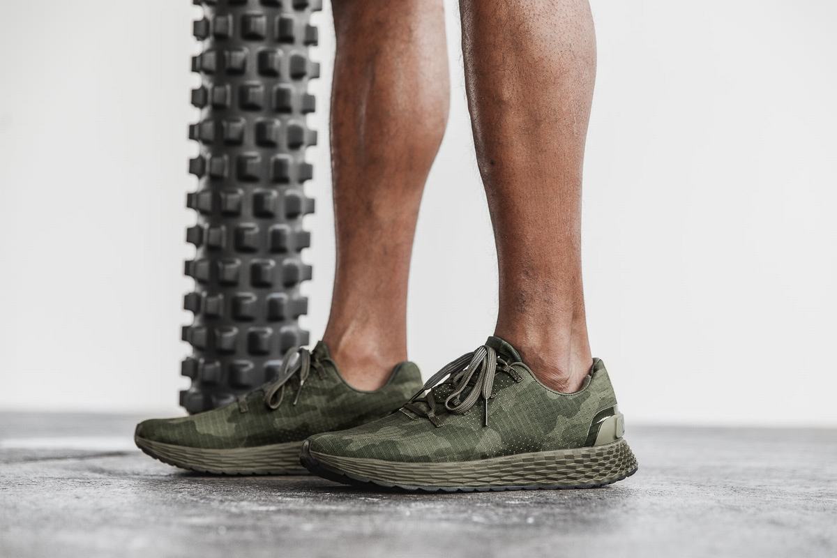 Chaussures Running Nobull Ripstop Runner Homme Camouflage Foncé | CV9463521