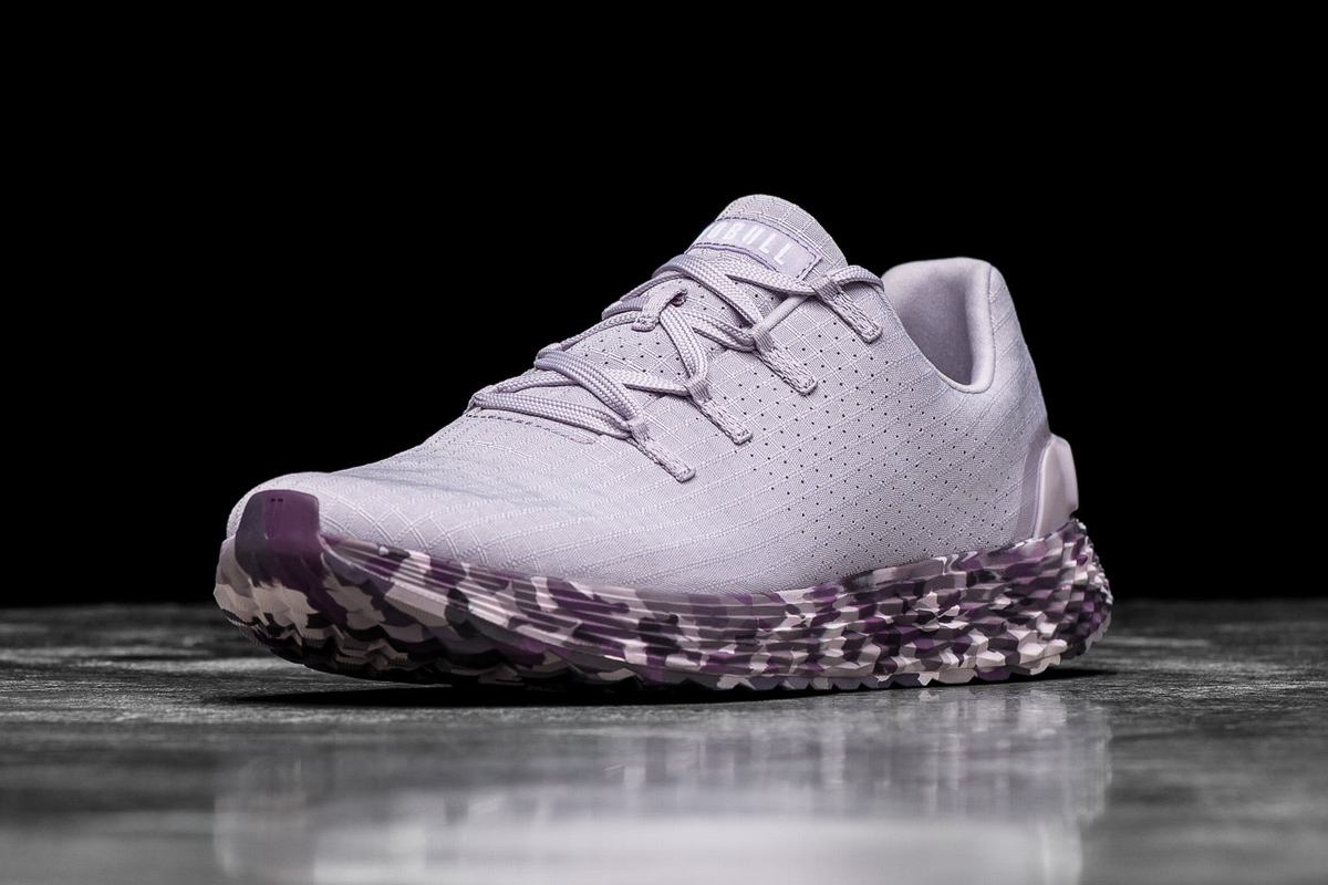 Chaussures Running Nobull Ripstop Runner Homme Violette | EB5017486