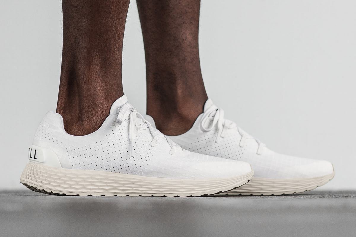Chaussures Running Nobull Ripstop Runner Homme Blanche | FK4893072