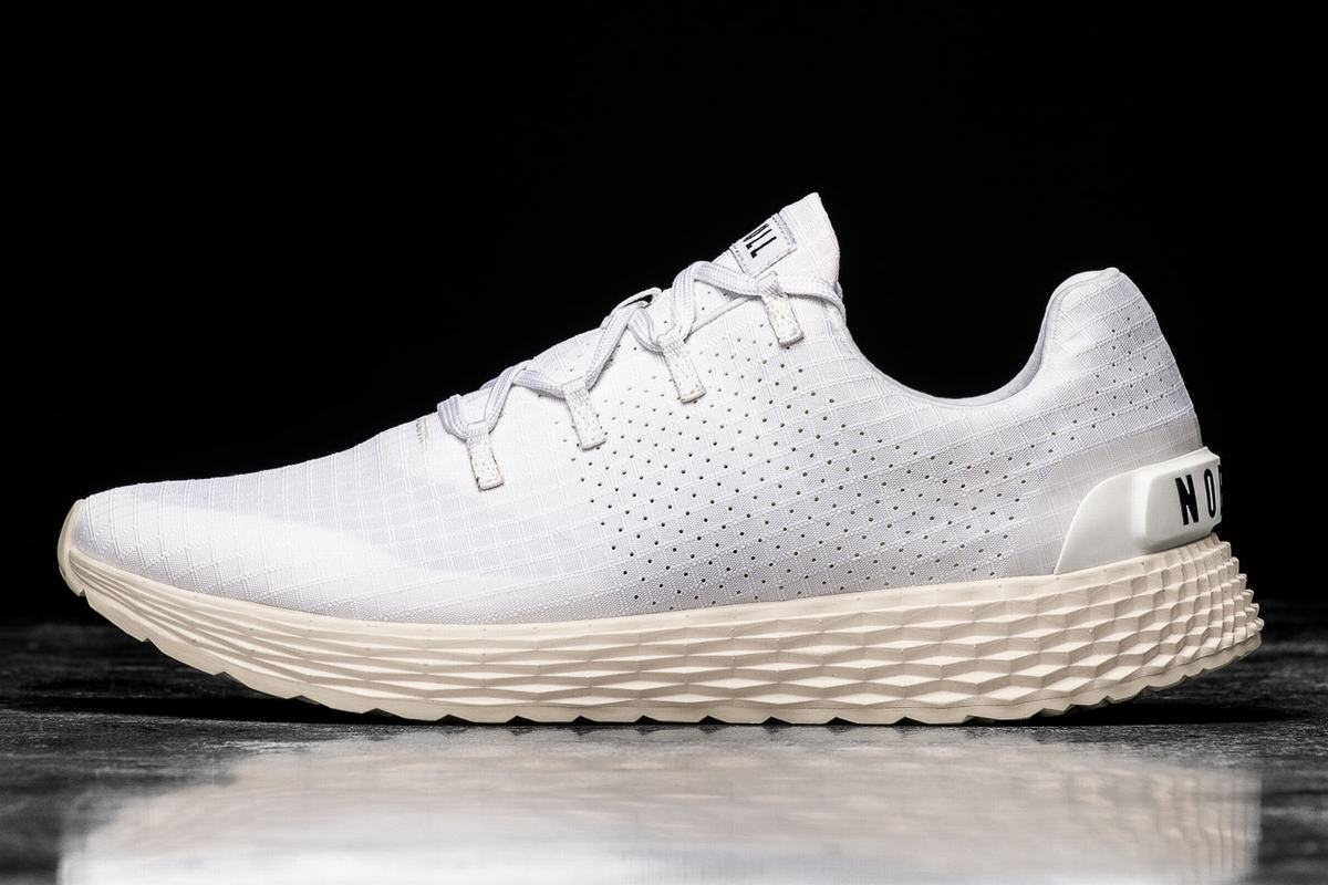 Chaussures Running Nobull Ripstop Runner Homme Blanche | FK4893072