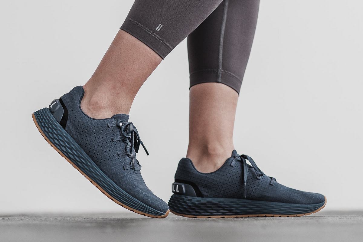 Chaussures Running Nobull Ripstop Runner Femme Bleu Marine | FV4657832
