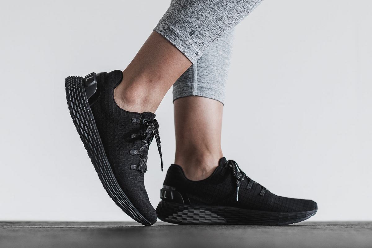 Chaussures Running Nobull Ripstop Runner Femme Noir | HD6432917