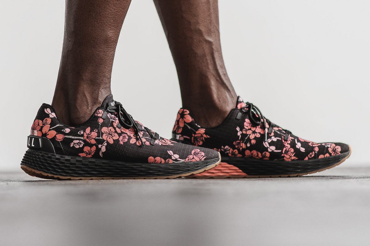 Chaussures Running Nobull Ripstop Runner Homme Noir Rose | IA5032469