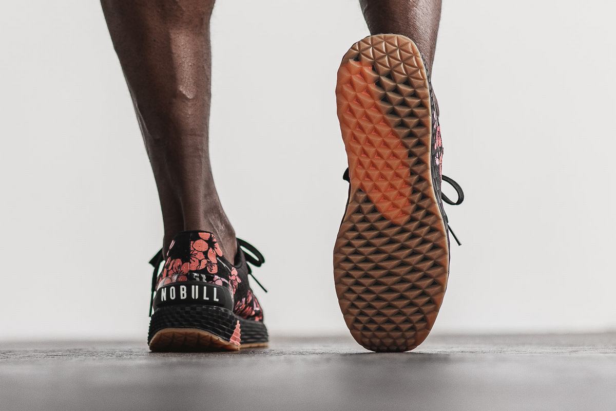 Chaussures Running Nobull Ripstop Runner Homme Noir Rose | IA5032469