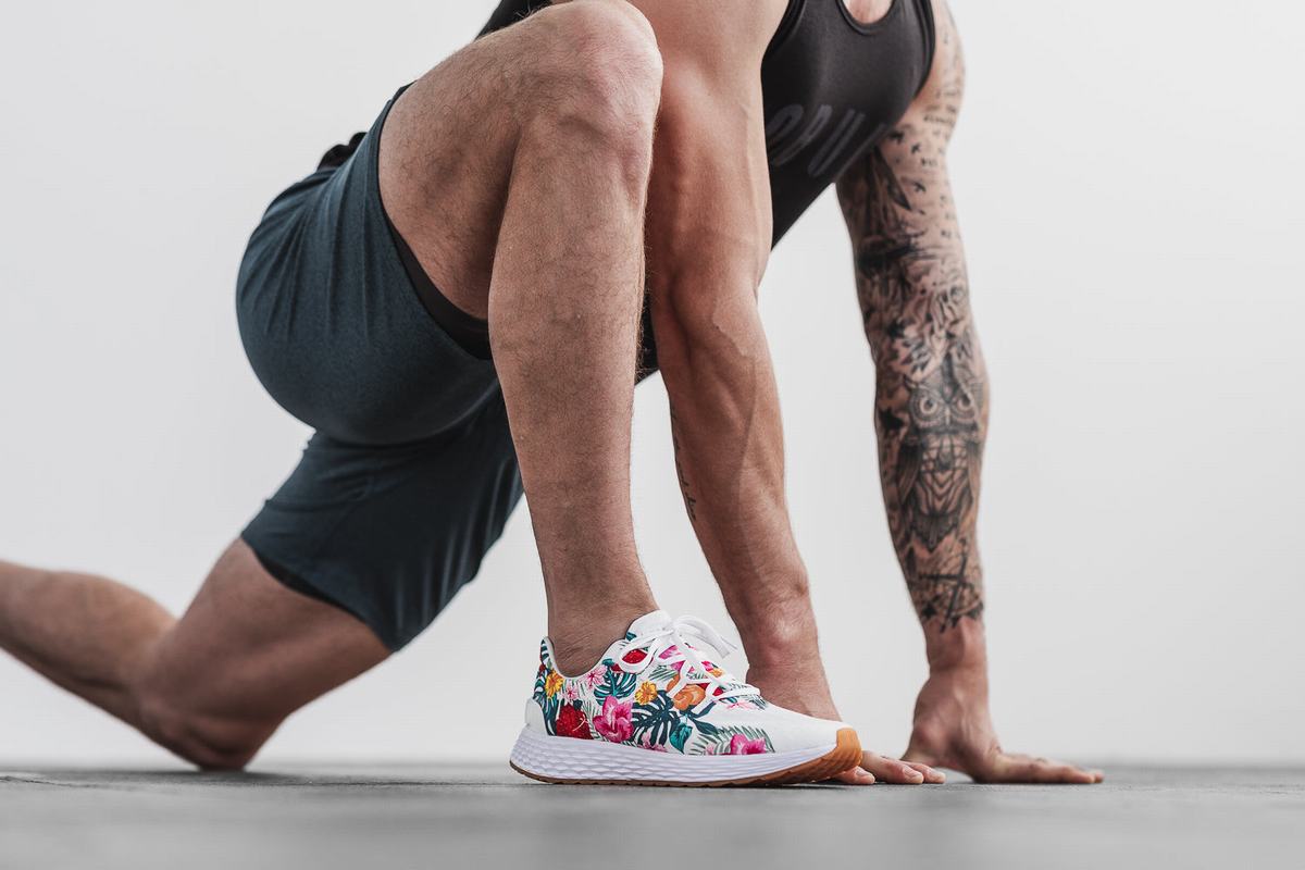 Chaussures Running Nobull Ripstop Runner Homme Blanche | JC5726048
