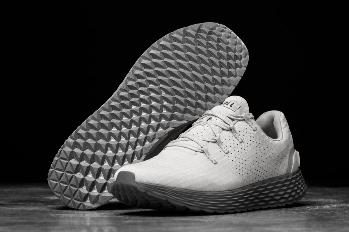 Chaussures Running Nobull Ripstop Runner Homme Blanche | MP1759483
