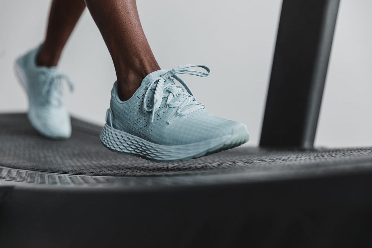 Chaussures Running Nobull Ripstop Runner Femme Bleu | MR9752104