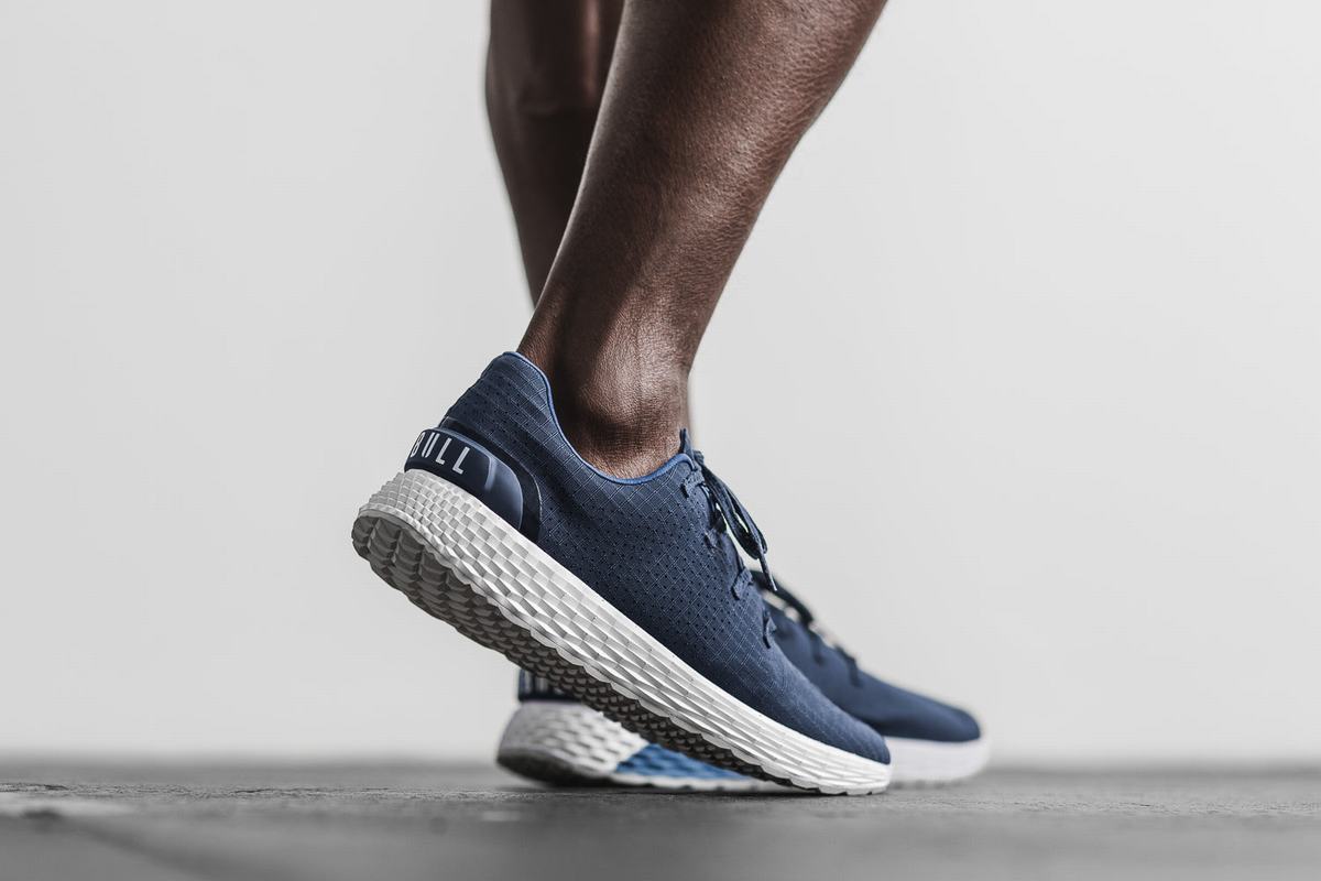 Chaussures Running Nobull Ripstop Runner Homme Bleu Marine | NC2714938