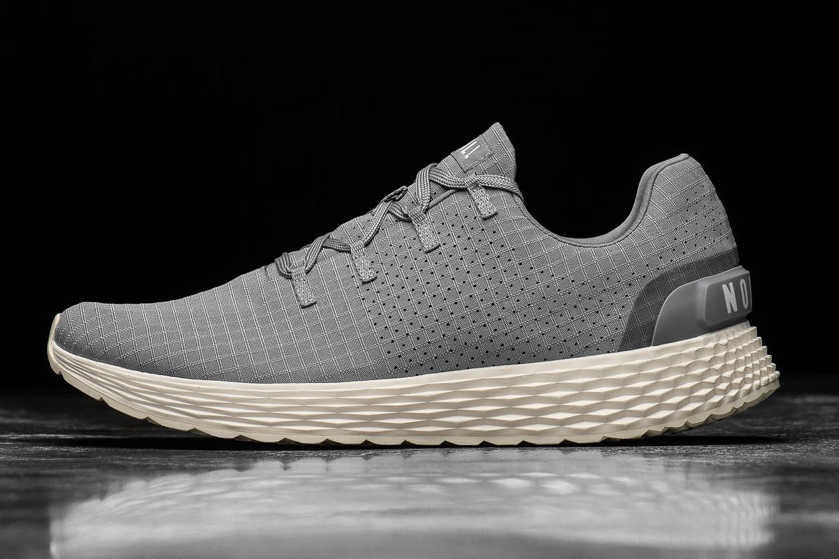 Chaussures Running Nobull Ripstop Runner Homme Blanche | OD1238406