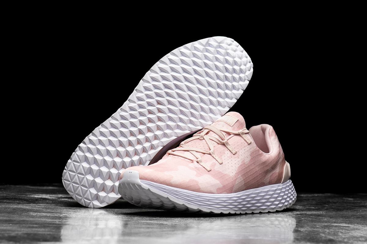 Chaussures Running Nobull Ripstop Runner Homme Rose Camouflage | PD0496531