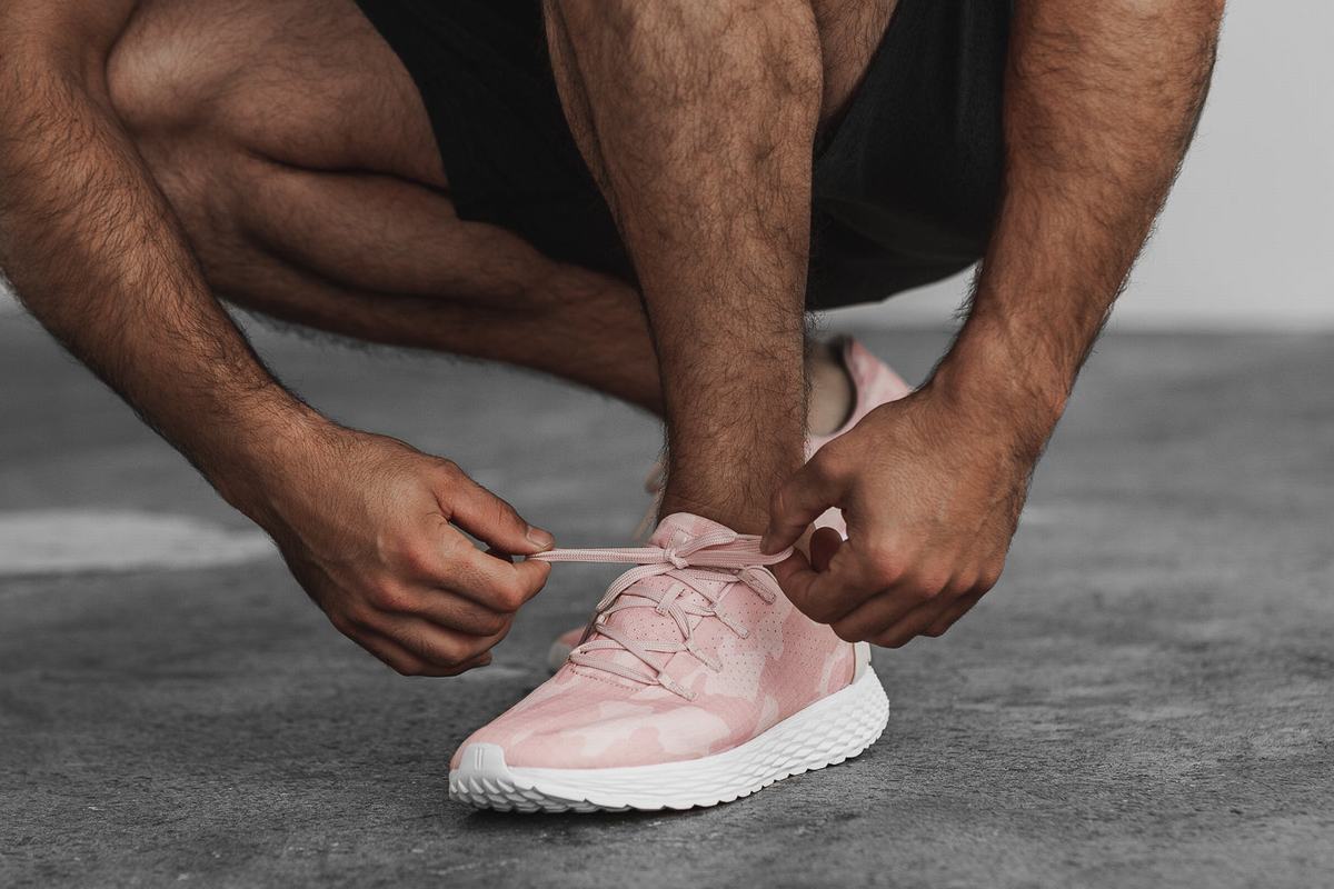 Chaussures Running Nobull Ripstop Runner Homme Rose Camouflage | PD0496531