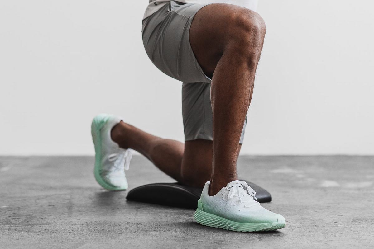 Chaussures Running Nobull Ripstop Runner Homme Blanche | RD8297054