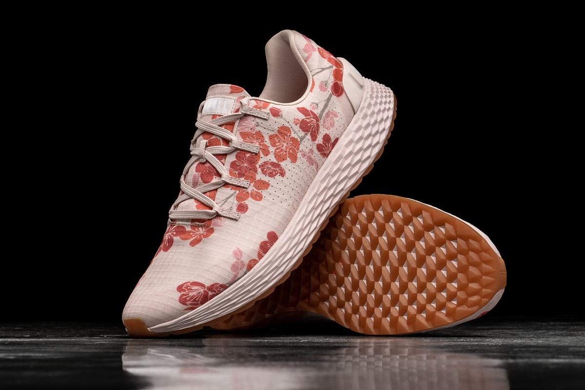 Chaussures Running Nobull Ripstop Runner Femme Rose | RU5129738