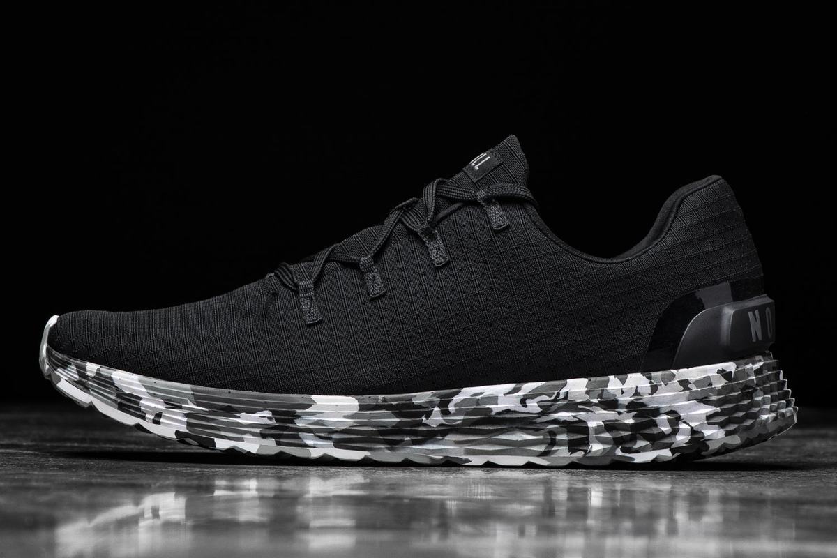Chaussures Running Nobull Ripstop Runner Homme Noir Grise | SD7865390