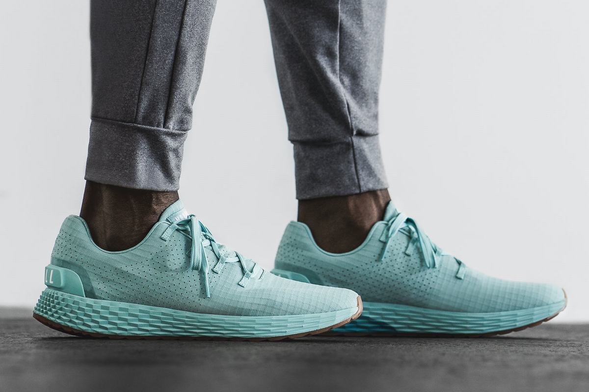 Chaussures Running Nobull Ripstop Runner Homme Turquoise | TJ2984356