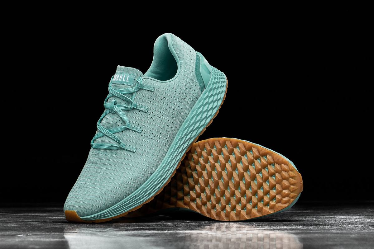 Chaussures Running Nobull Ripstop Runner Homme Turquoise | TJ2984356