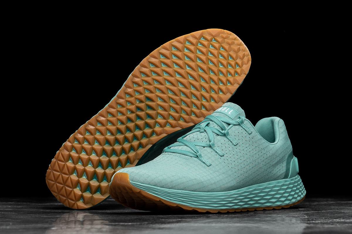Chaussures Running Nobull Ripstop Runner Homme Turquoise | TJ2984356
