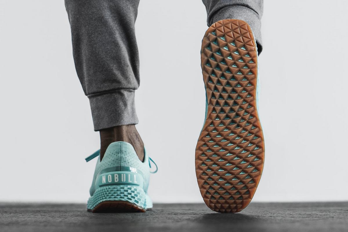 Chaussures Running Nobull Ripstop Runner Homme Turquoise | TJ2984356