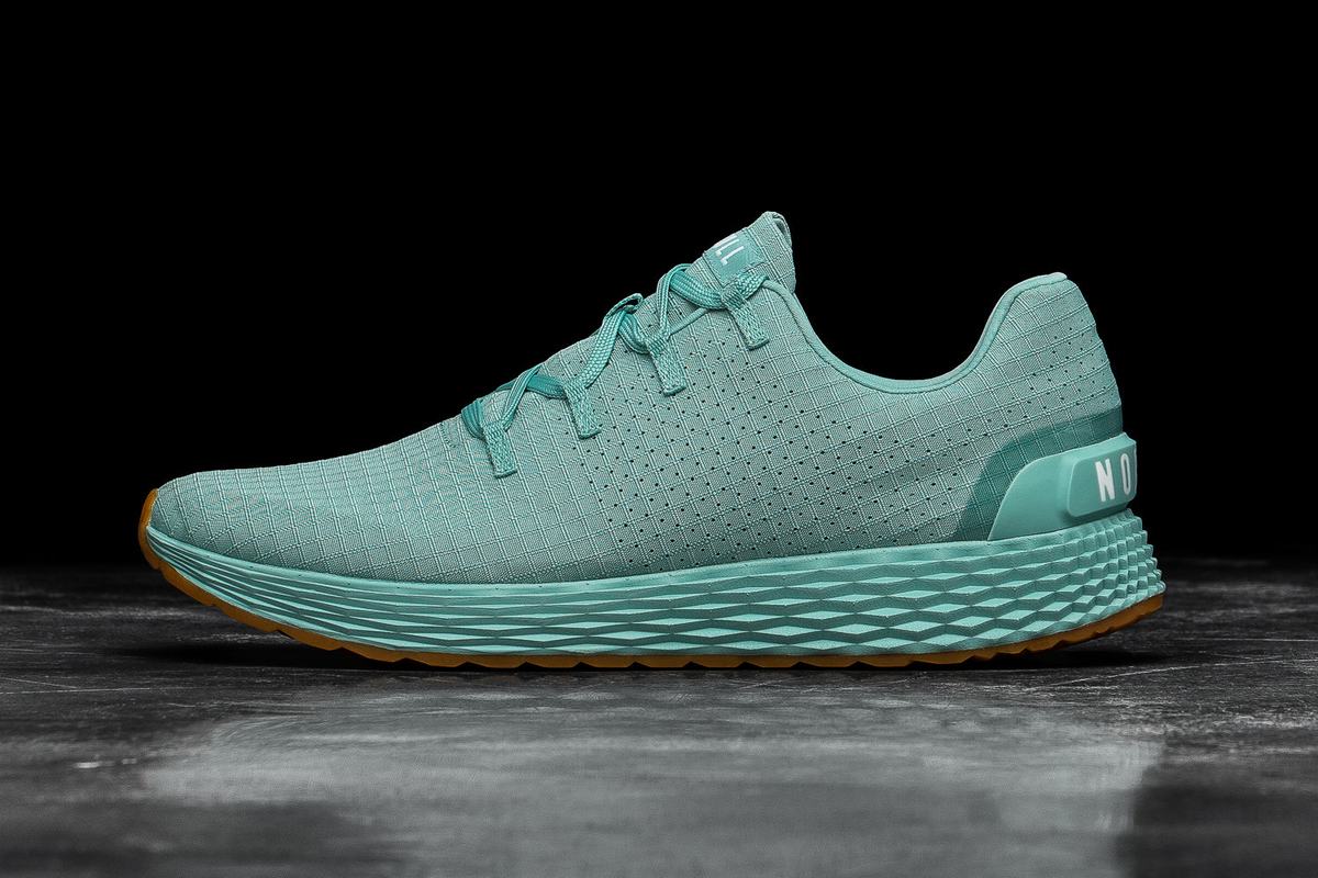 Chaussures Running Nobull Ripstop Runner Homme Turquoise | TJ2984356