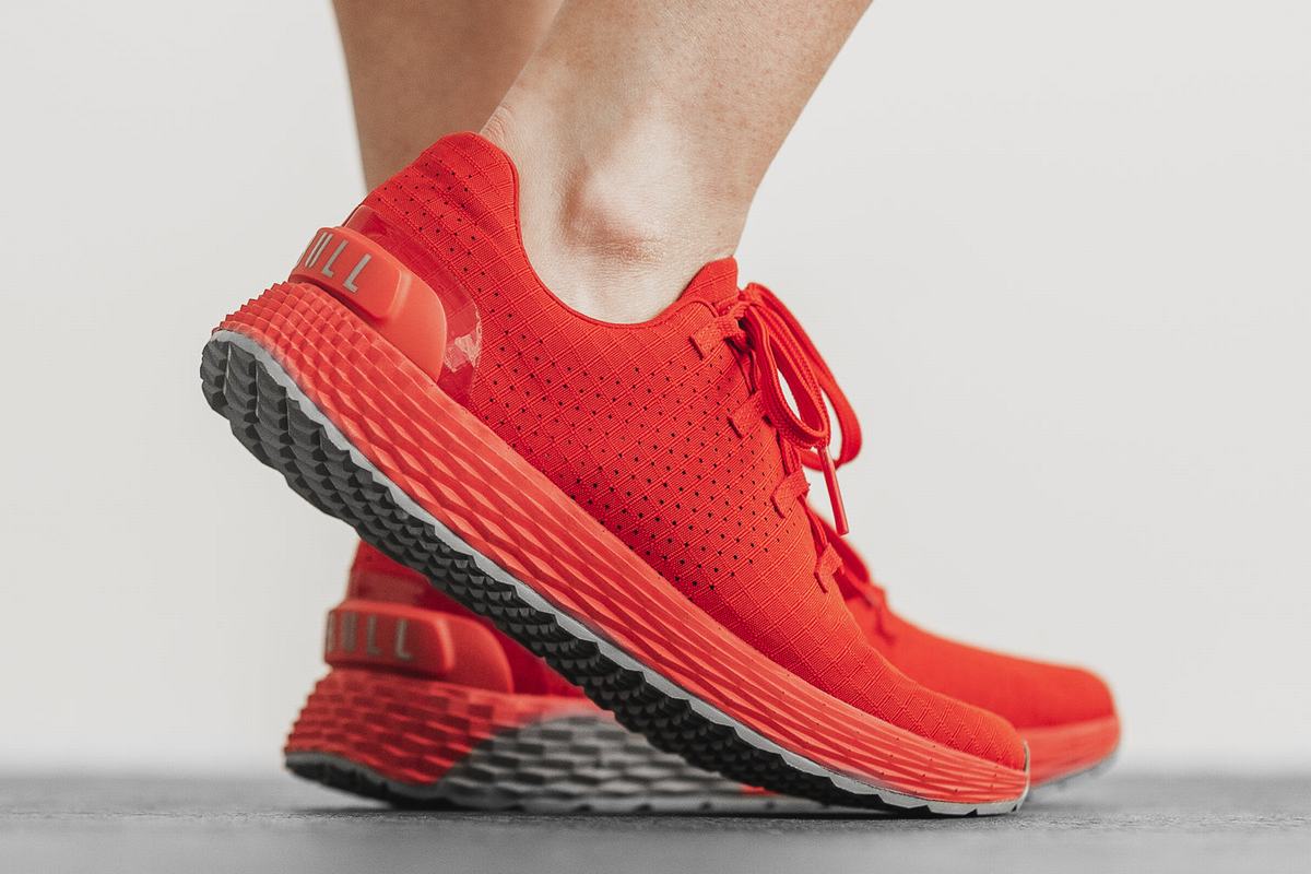 Chaussures Running Nobull Ripstop Runner Femme Orange | VS9860572