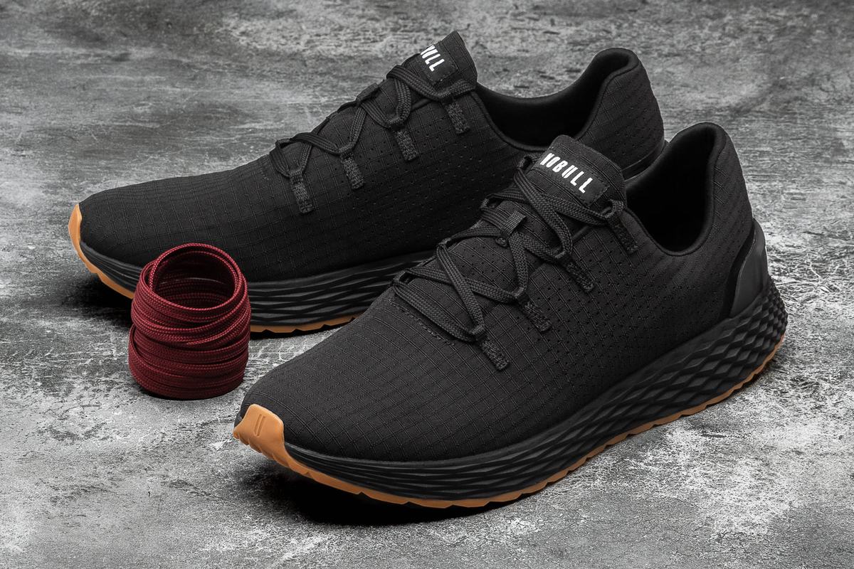 Chaussures Running Nobull Ripstop Runner Homme Noir | WS8140965