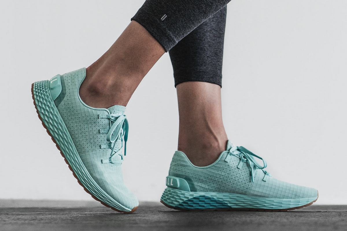 Chaussures Running Nobull Ripstop Runner Femme Turquoise | WU6503972