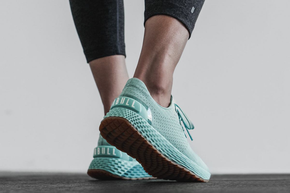 Chaussures Running Nobull Ripstop Runner Femme Turquoise | WU6503972