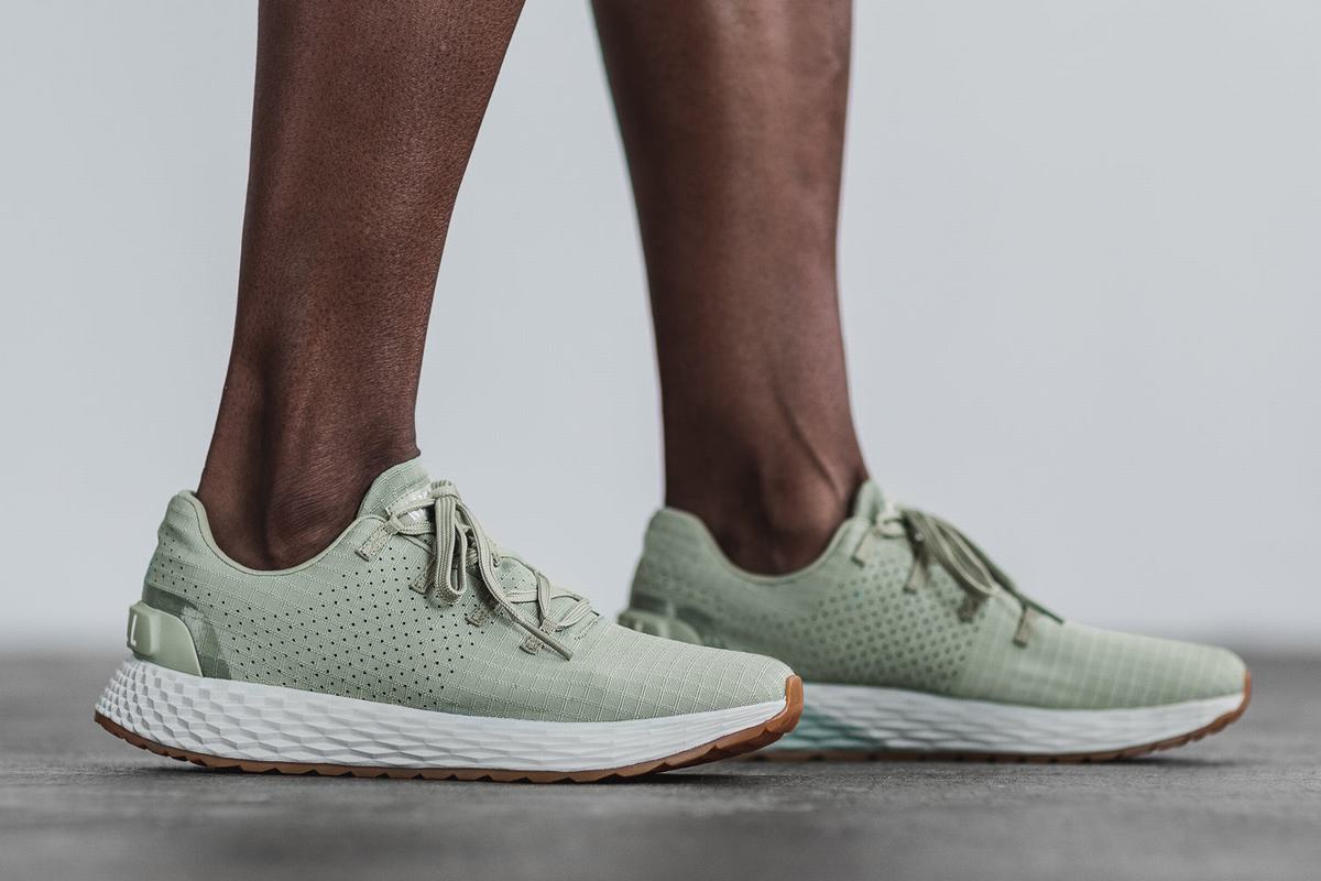Chaussures Running Nobull Ripstop Runner Femme Vert | XS0734516