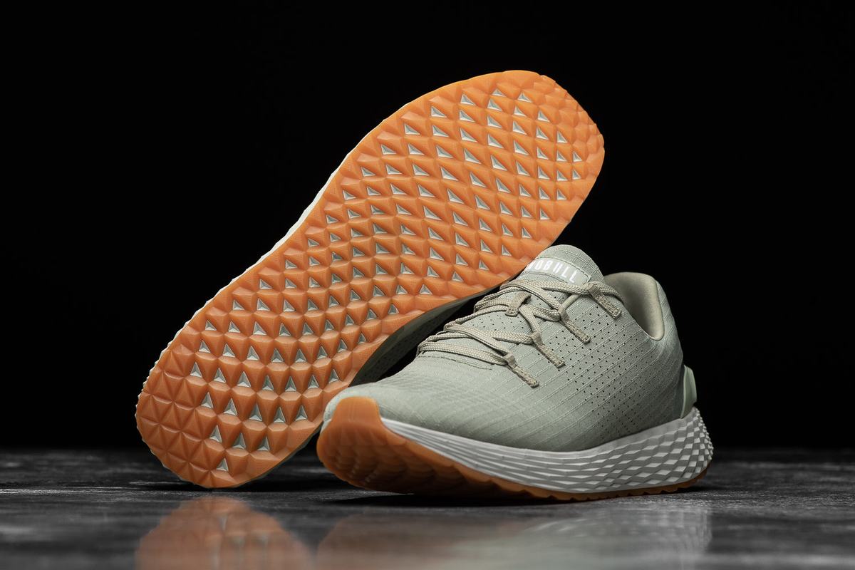 Chaussures Running Nobull Ripstop Runner Femme Vert | XS0734516
