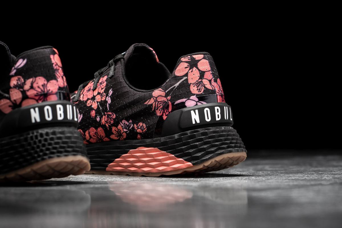 Chaussures Running Nobull Ripstop Runner Femme Noir Rose | ZB1347095
